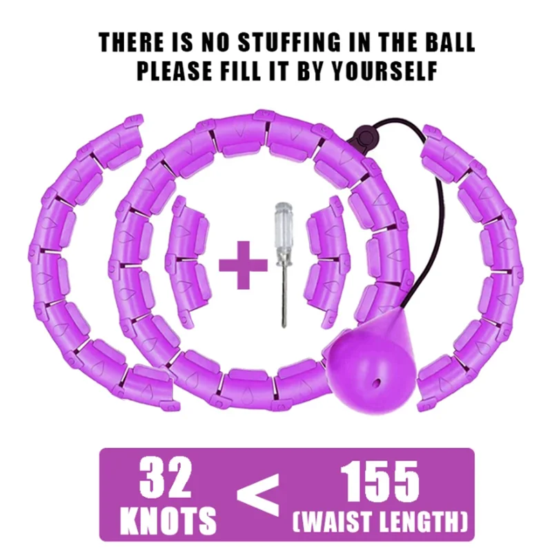Exercise Weighted Adjustable Hula Hoop