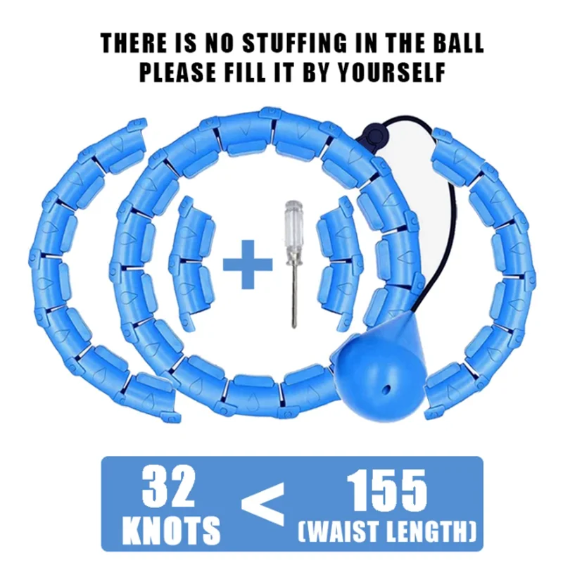 Exercise Weighted Adjustable Hula Hoop