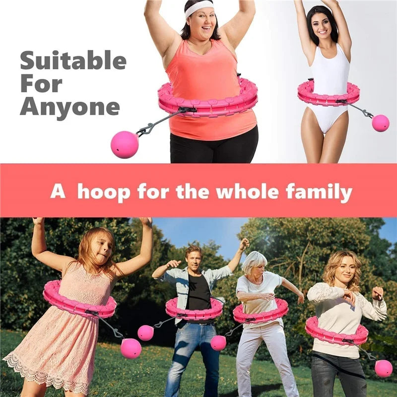Weighted Adjustable Exercise Hula Hoop