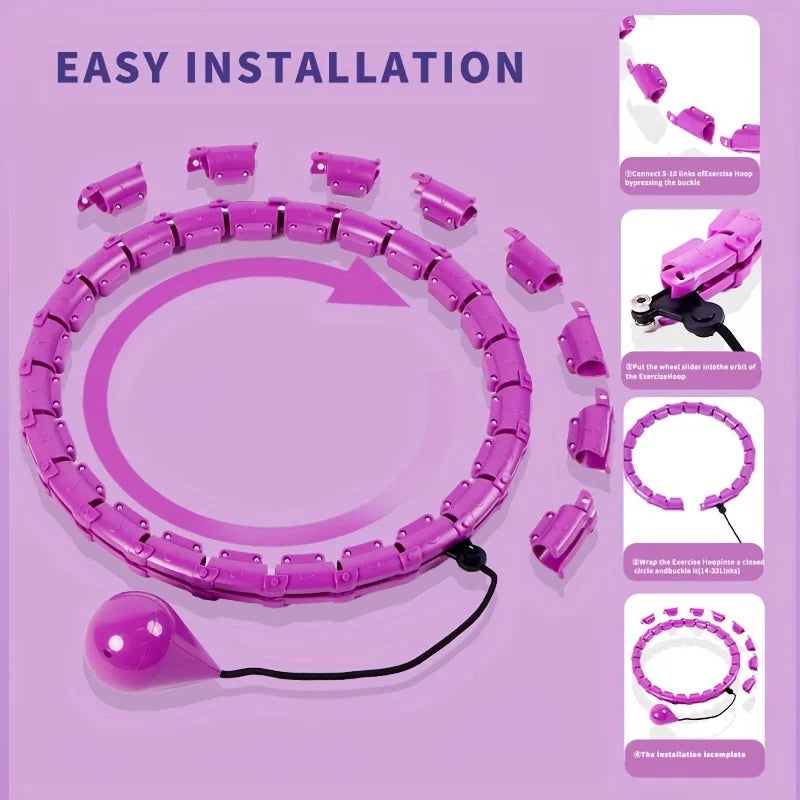Exercise Weighted Adjustable Hula Hoop