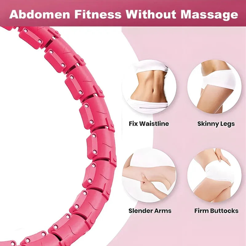 Weighted Adjustable Exercise Hula Hoop