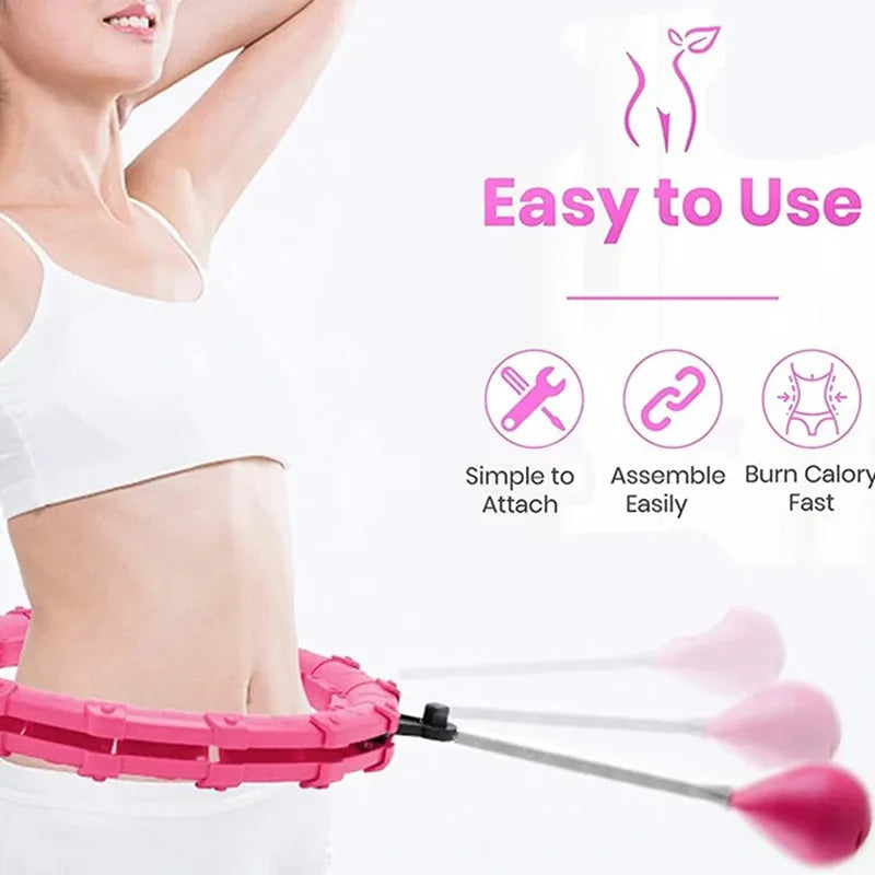 Weighted Adjustable Exercise Hula Hoop