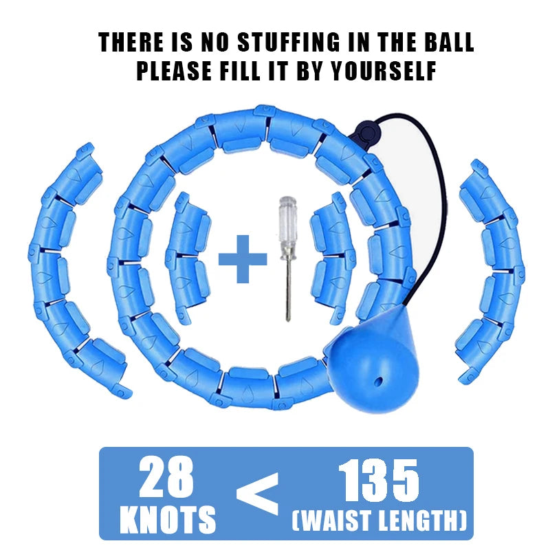 Exercise Weighted Adjustable Hula Hoop