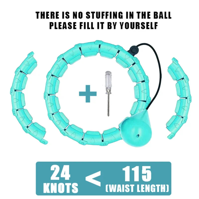 Exercise Weighted Adjustable Hula Hoop