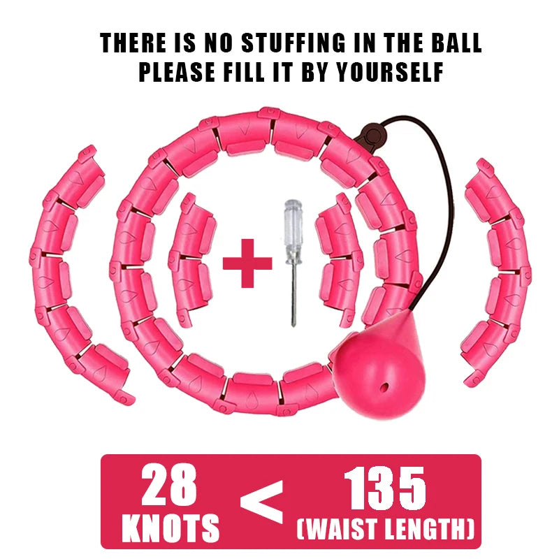 Exercise Weighted Adjustable Hula Hoop
