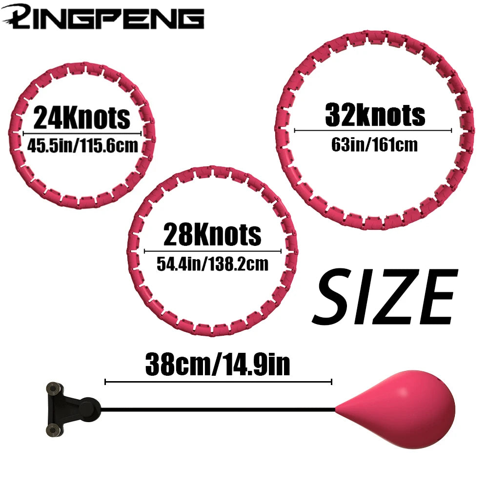 Exercise Weighted Adjustable Hula Hoop