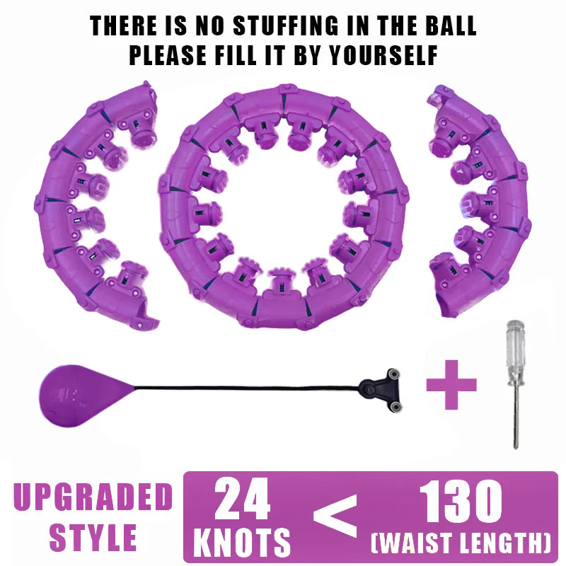 Adjustable Weighted Workout Hula Hoop