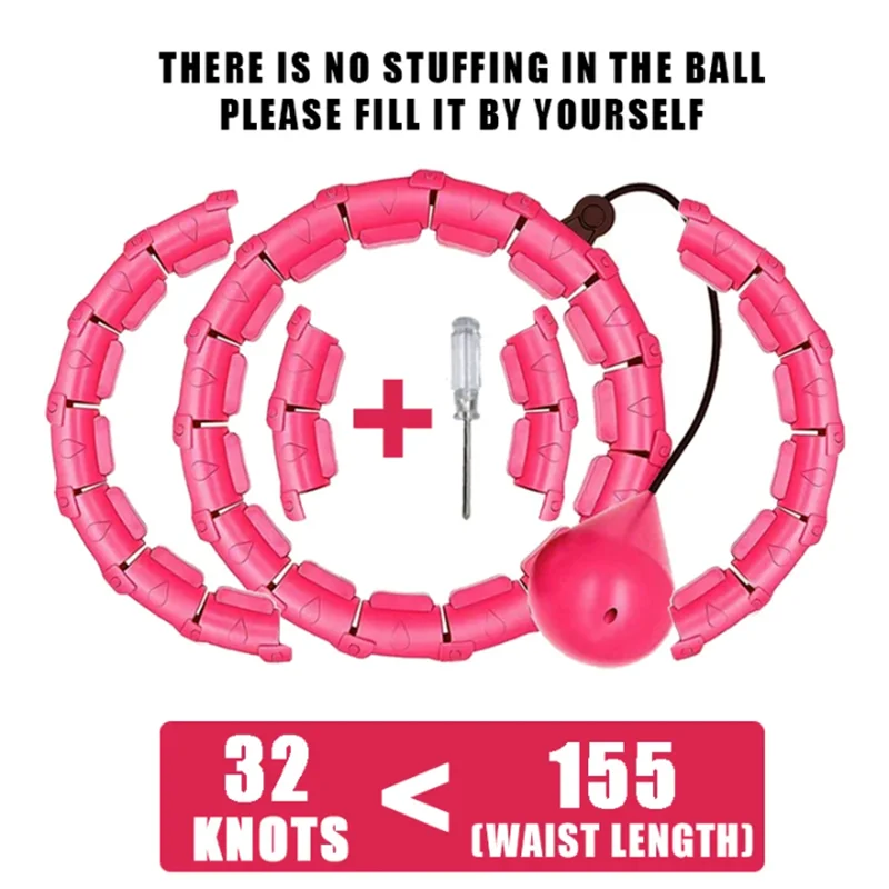 Exercise Weighted Adjustable Hula Hoop