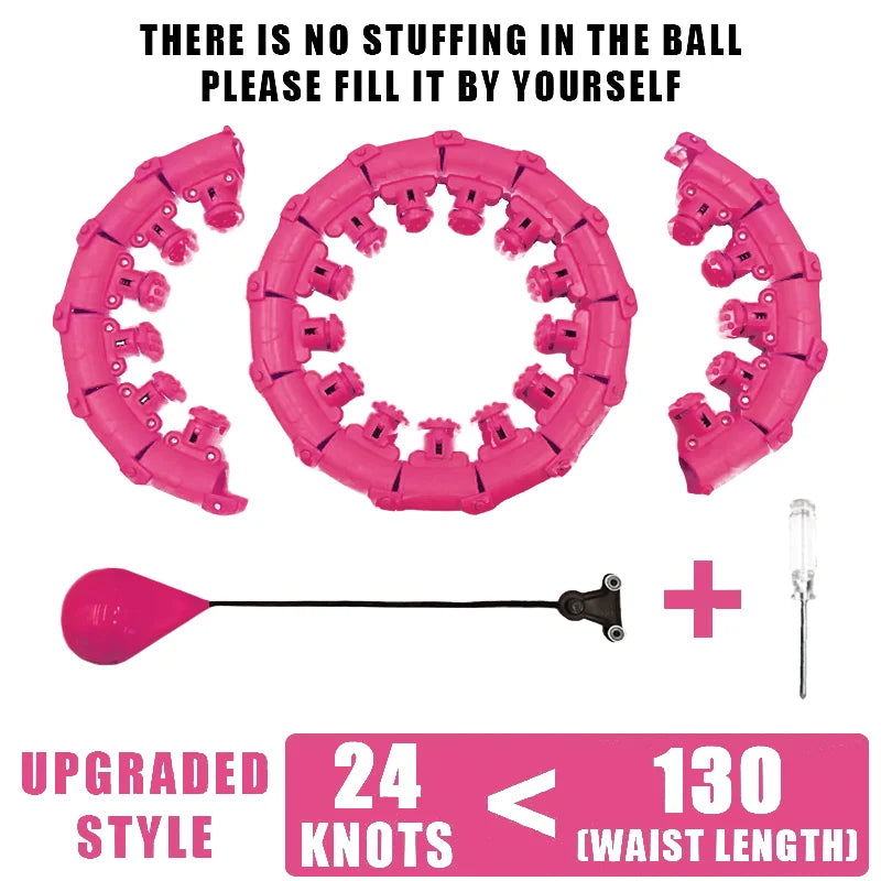Adjustable Weighted Workout Hula Hoop