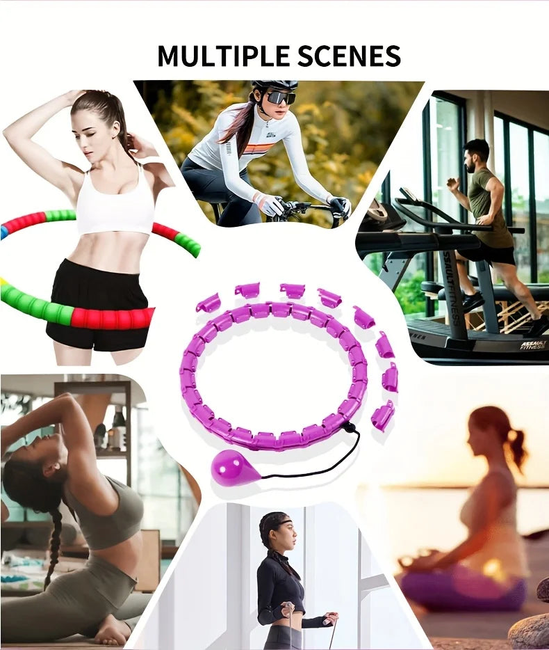 Adjustable Weighted Workout Hula Hoop