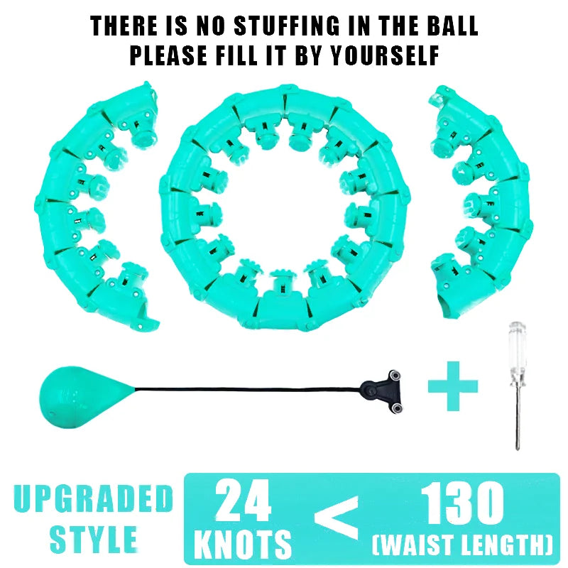 Adjustable Weighted Workout Hula Hoop
