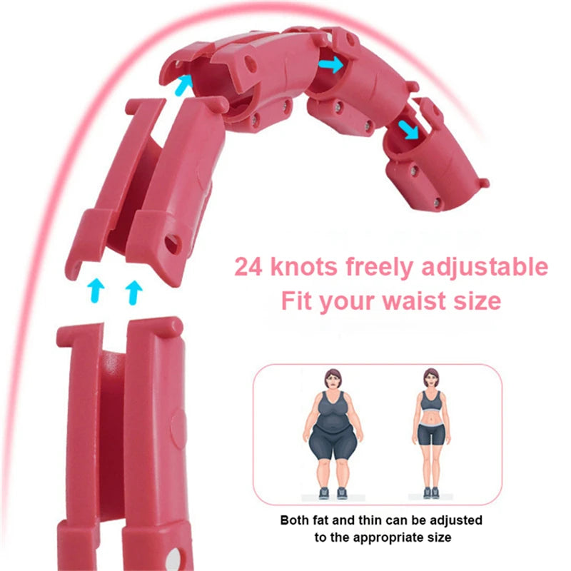 Weighted Adjustable Exercise Hula Hoop