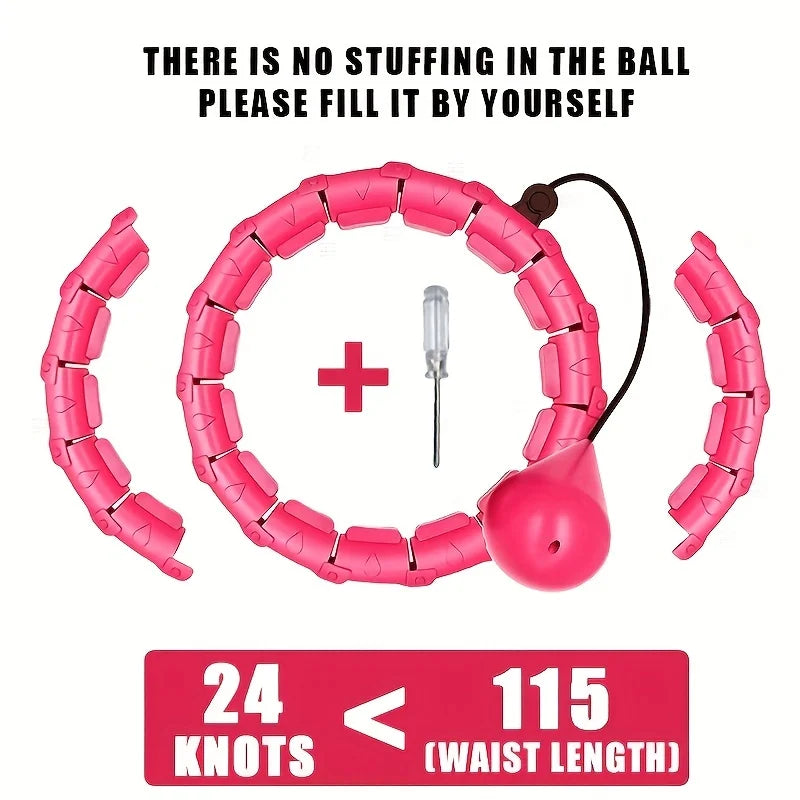 Exercise Weighted Adjustable Hula Hoop