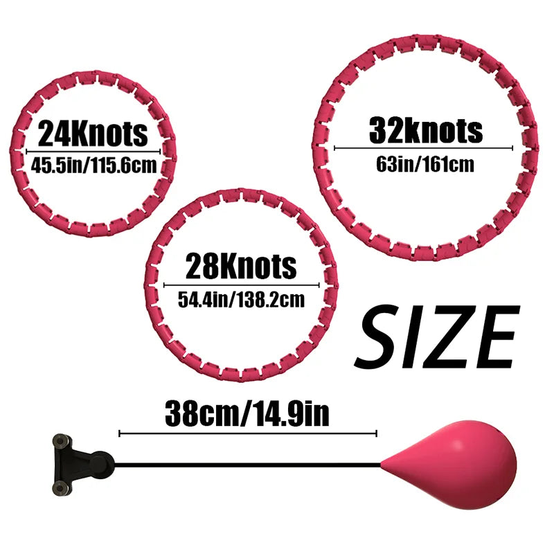 Exercise Weighted Adjustable Hula Hoop