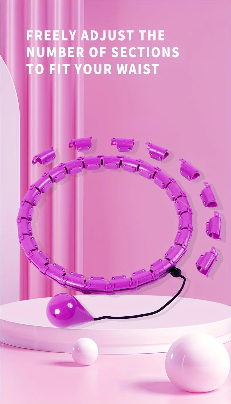 Exercise Weighted Adjustable Hula Hoop