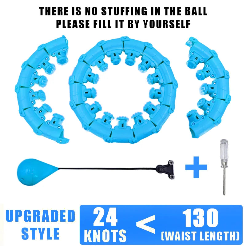 Adjustable Weighted Workout Hula Hoop