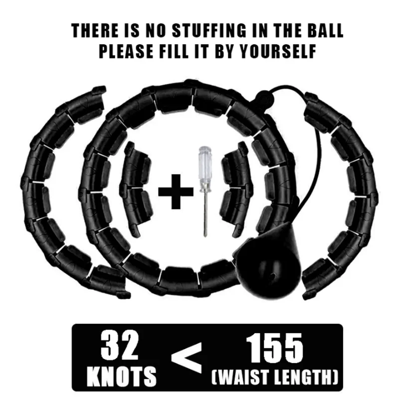 Exercise Weighted Adjustable Hula Hoop
