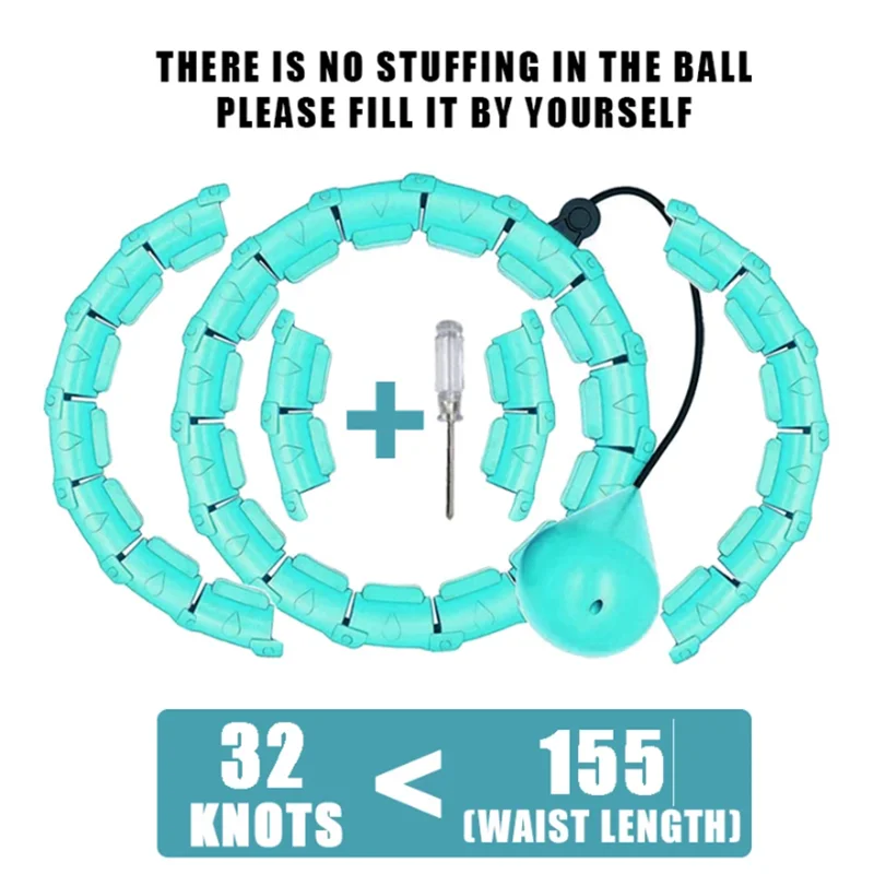 Exercise Weighted Adjustable Hula Hoop