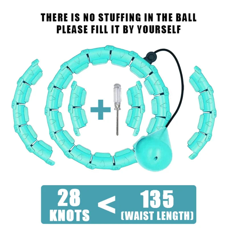 Exercise Weighted Adjustable Hula Hoop