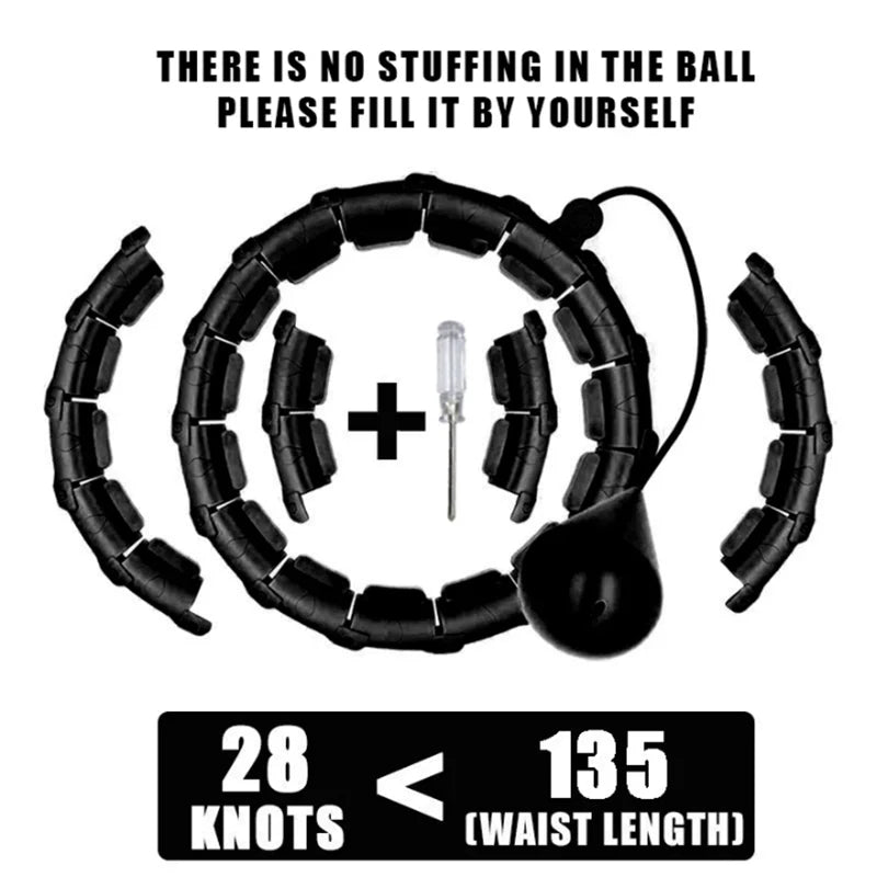 Exercise Weighted Adjustable Hula Hoop