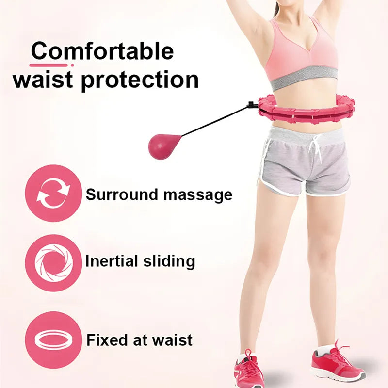 Weighted Adjustable Exercise Hula Hoop