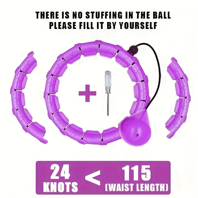 Exercise Weighted Adjustable Hula Hoop